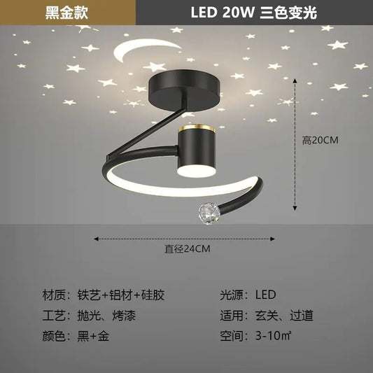 Modern Nordic Starry Sky Corridor Ceiling Light