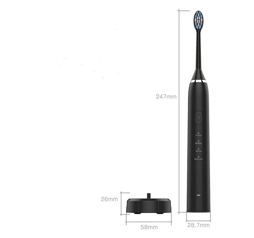High-End U-Shaped Wireless Silicone Electric Toothbrush