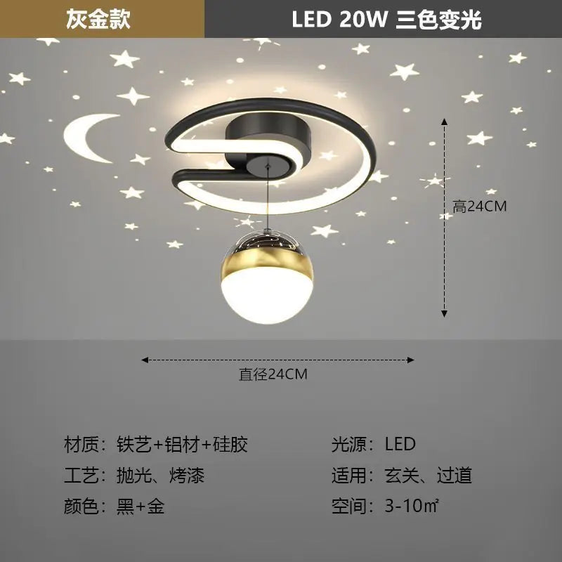 Modern Nordic Starry Sky Corridor Ceiling Light