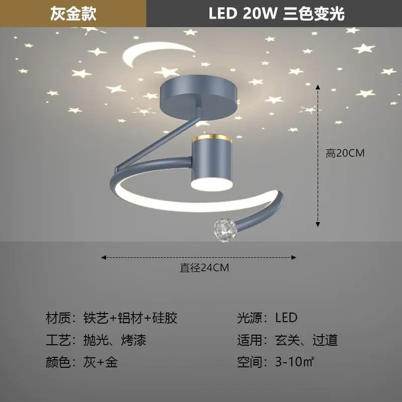 Modern Nordic Starry Sky Corridor Ceiling Light